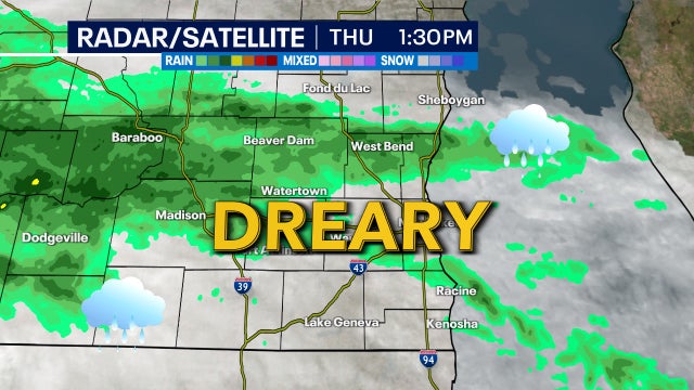 Weekend rain, SE Wisconsin enters dreariest stretch since March