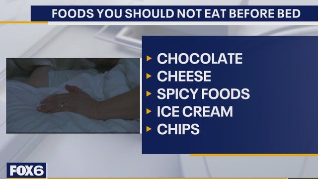 Food before bed: 5 things to avoid