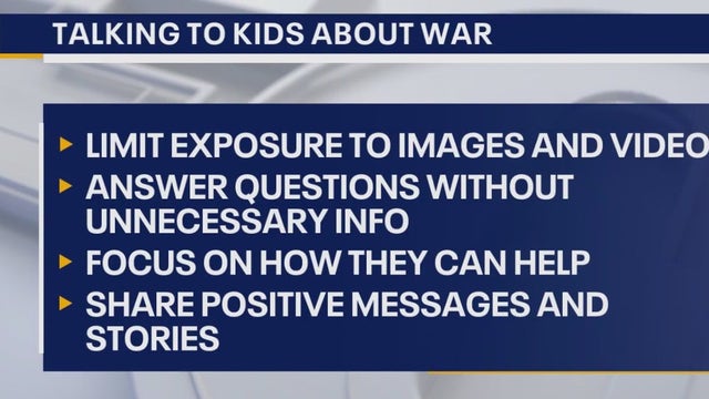 Talking to children about war in Israel