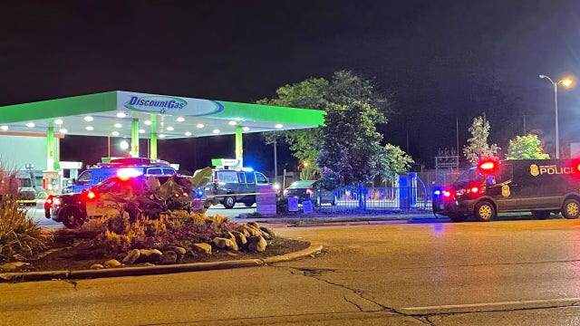 Milwaukee fatal gas station shooting; appears to be robbery related