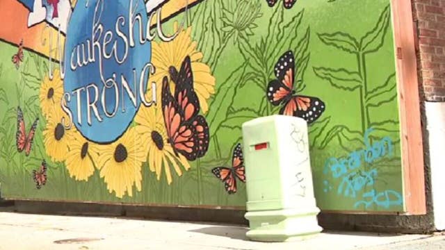 Waukesha Christmas Parade victims' mural vandalized: 'It's not right'