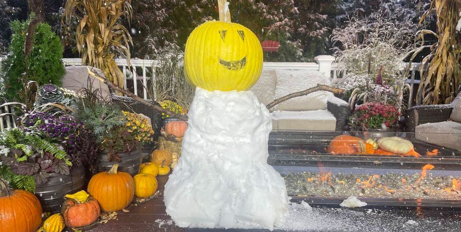 Another Wisconsin Halloween snow; just how rare is this?