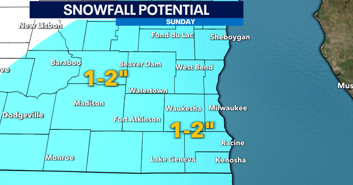 Snowy Sunday in southeast Wisconsin; what to expect and when | FOX6 ...