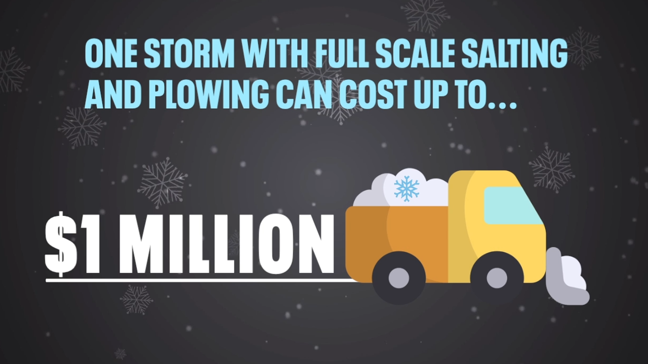 Wisconsin winter. Snow storm risks, and snow removal costs in cities
