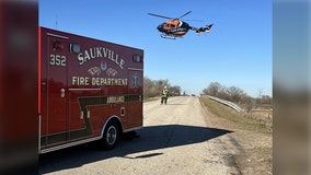 Saukville crashes; motorcycle, vehicle hit downed tree