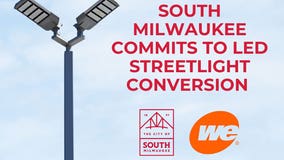 South Milwaukee LED streetlight conversion; city replacing 1K+ lights