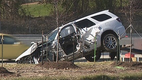 Stolen SUV crash in Glendale; 2 arrested, others sought