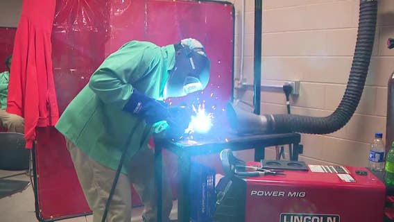 Inmates take welding course to help get jobs post-incarceration