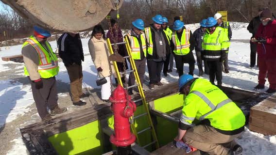 Milwaukee Water Works; mayor tours new training facility