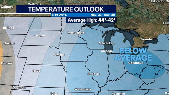 SE Wisconsin temperature outlook; how many 60-degree days before winter?