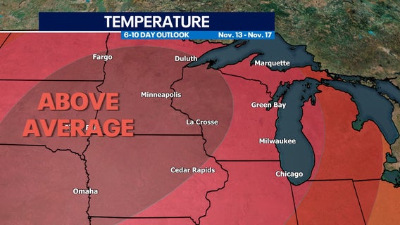 Wisconsin fall warmup? Mid-November looking favorable in our area