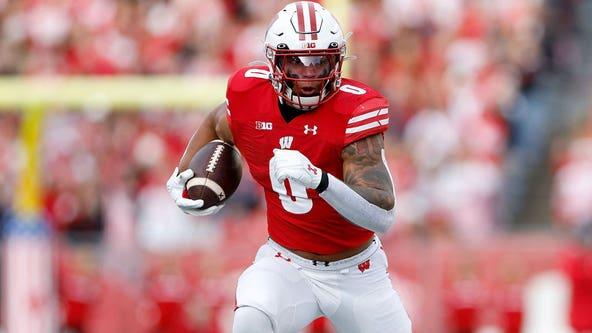 Wisconsin running back Braelon Allen entering NFL draft
