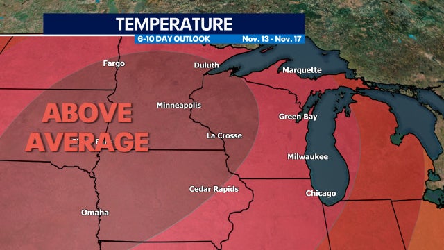 Wisconsin fall warmup? Mid-November looking favorable in our area