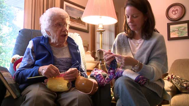 Grafton centenarian shares crochet talent with family, others
