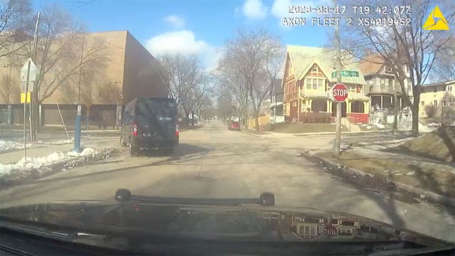 Milwaukee police chase, stolen Amazon van: dashcam video released
