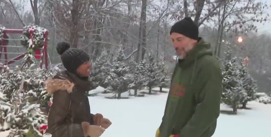 Enjoying the holidays at Indian Lore Christmas Tree Farm