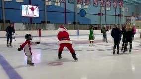 'Skating with Santa:' Hartland event benefits Make-A-Wish Wisconsin