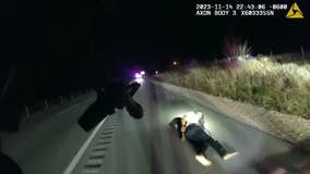 Multi-county chase; bodycam video shows suspect tased