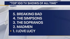 List of 100 greatest shows revealed