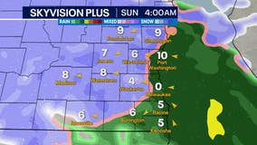 Rain, snow expected Saturday night; another system next week