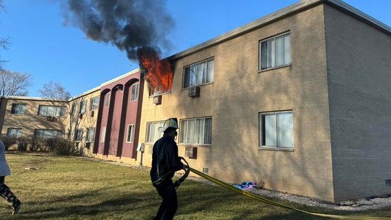 Brown Deer apartment fire at Dean and Teutonia, 6 apartments damaged