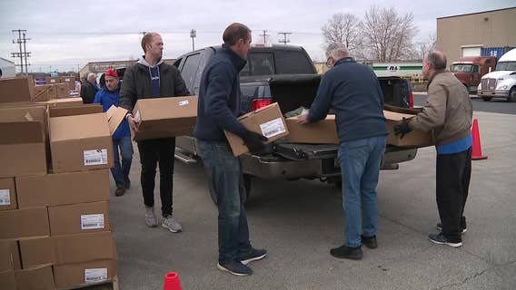 Hunger Task Force holiday ham distribution helps 70+ food pantries