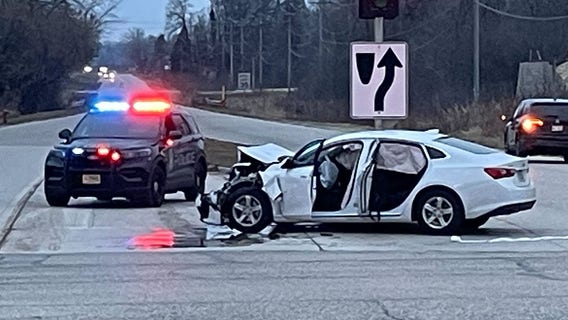 124th and Brown Deer crash, 3 vehicles involved