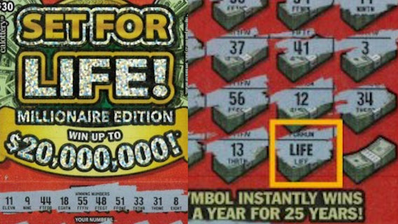 California airport worker 'set for life' after hitting jackpot with $20M lottery win