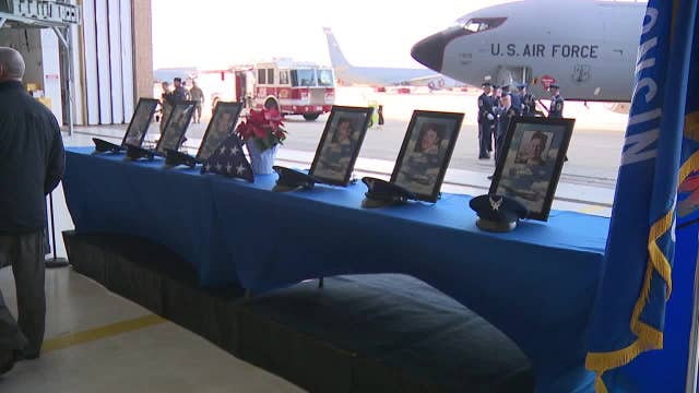 Wisconsin National Guard aircraft explosion, 6 airmen honored