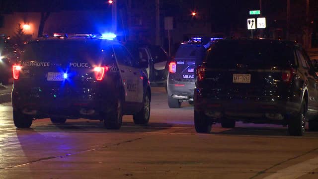 Milwaukee police presence near 76th and Burleigh