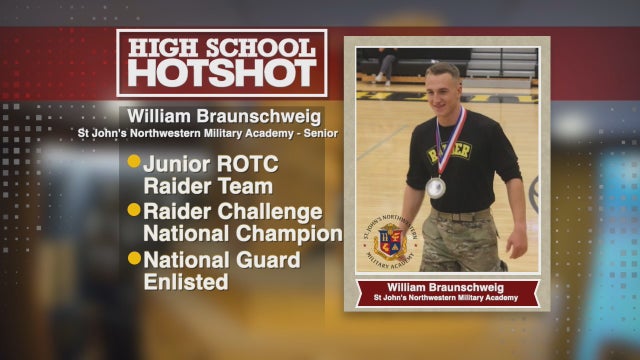 St. John's senior aspires to be top Raiders athlete, pilot