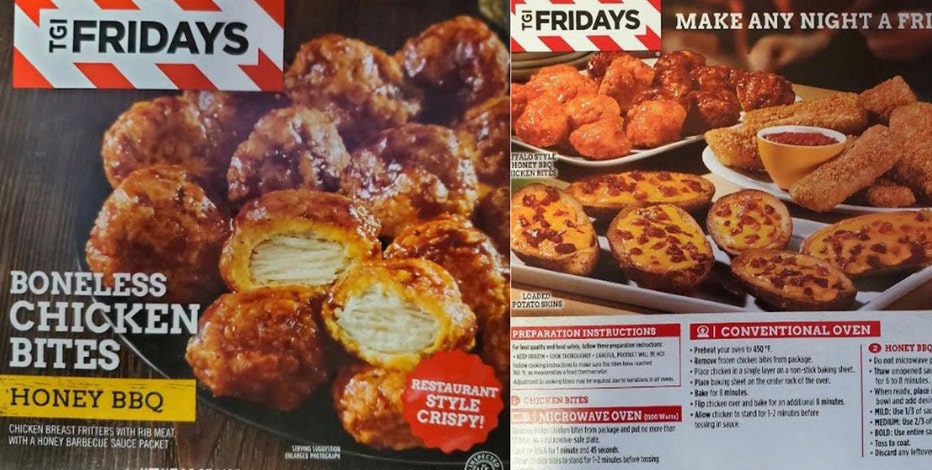 TGI Fridays boneless chicken bites recalled after pieces of plastic found