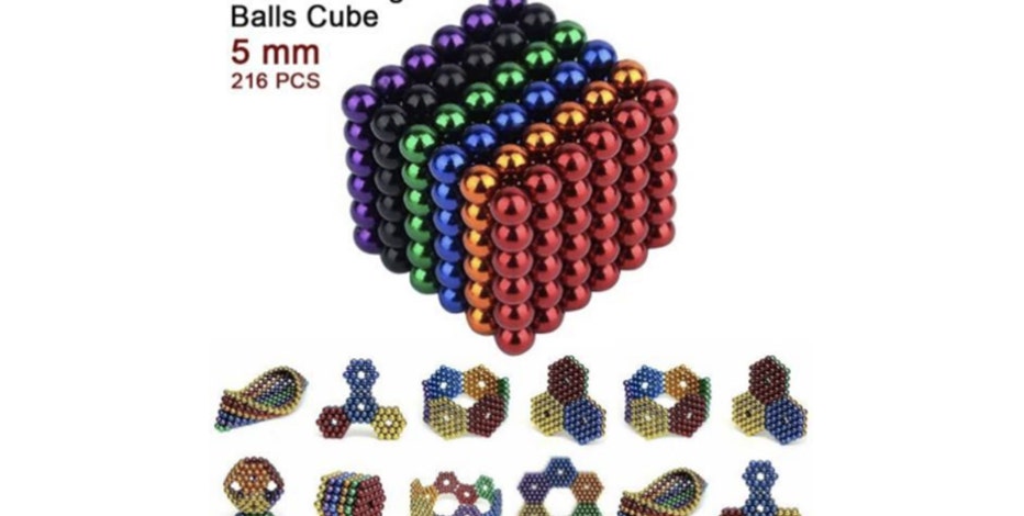 Small magnetic balls sold by Walmart recalled over swallowing dangers