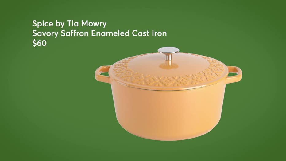 Spice by Tia Mowry Savory Saffron 8 Cast Iron Skillet