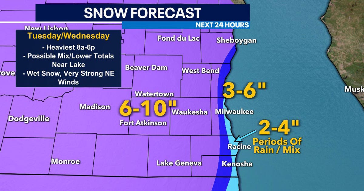 Wisconsin winter storm Tuesday; what you need to know | FOX6 Milwaukee