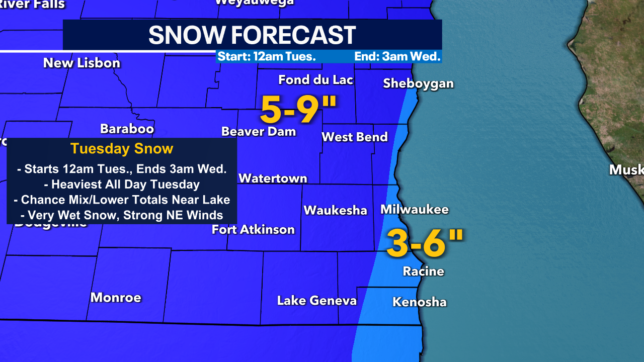 Tuesday snowstorm; what you need to know - Vimarsana News