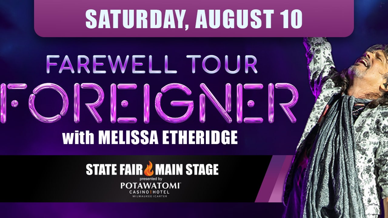 2024 Wisconsin State Fair Foreigner takes Main Stage, Aug. 10