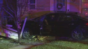 Greenfield police chase, crash; vehicle stolen, driver ran from scene