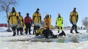 Eagle Lake ice rescue training, first responders sharpen skills