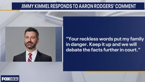 Jimmy Kimmel slams Aaron Rodgers over Epstein claims