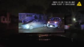 Wauwatosa police pursuit on dashcam video, driver arrested