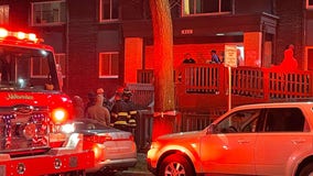 Milwaukee apartment fire; 23rd and Wells, Red Cross assisting 2