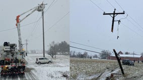 Hundreds without power in SE Wisconsin following snowstorm