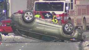 I-43 rollover crash; distracted driver caused wreck, officials said