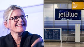 JetBlue's CEO stepping down, will be replaced by first woman to lead a major US airline
