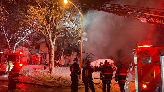Milwaukee vacant house fire, 40th and Hadley, no injuries