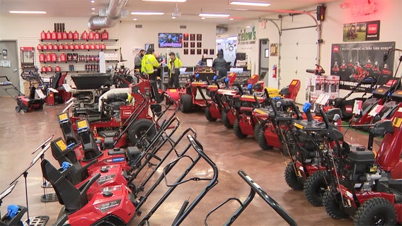 Milwaukee snow blower sales, repairs 'shot in the arm' for business