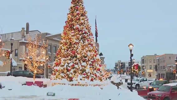 Downtown West Bend; winter activities, entertainment