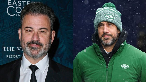 Jimmy Kimmel takes shot at 'delusional people' amid Aaron Rodgers feud