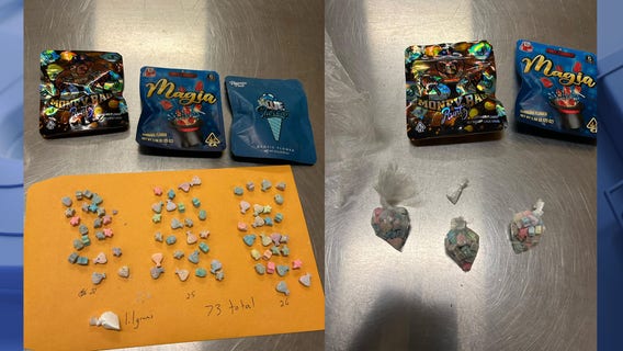 Oak Creek traffic stop, drugs recovered, driver arrested